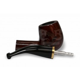 Cachimbo Bertoldi Elite Dourado Mogno com Filtro Permanente